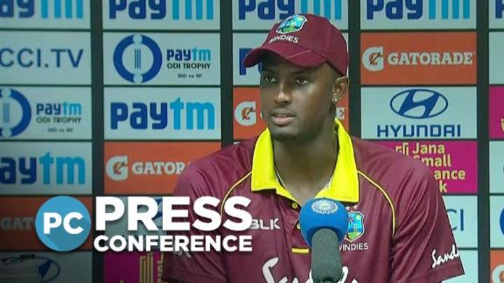 You never know what the par score is against a team like India - Holder