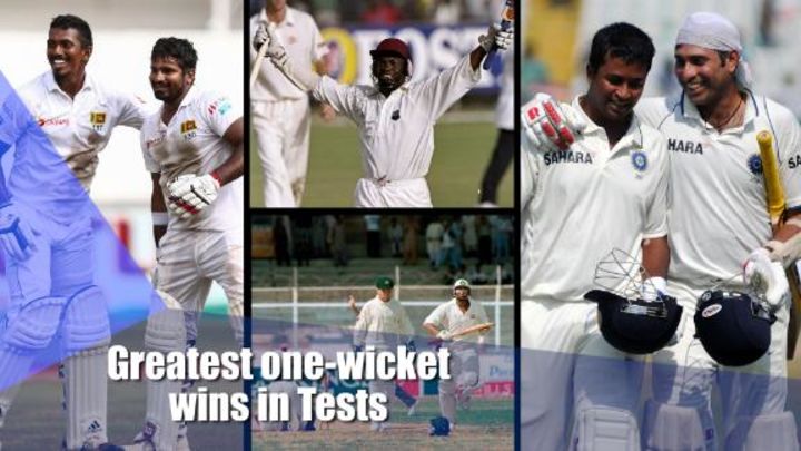 Perera follows in Laxman's footsteps - greatest one-wicket wins in Tests
