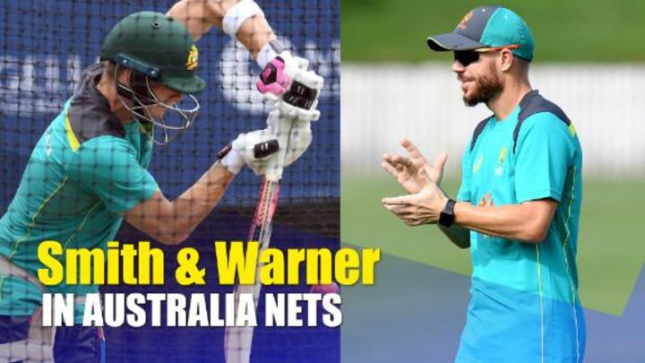 Smith and Warner join Australia net session