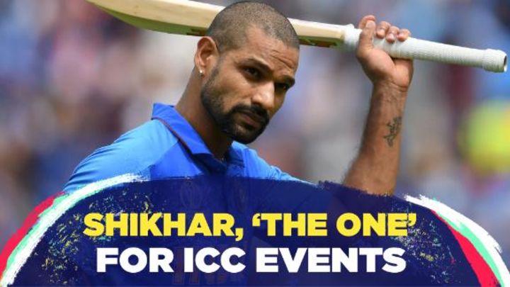 Shikhar Dhawan walks the talk at ICC events