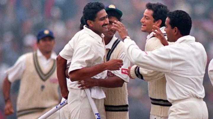 Kumble reveals Srinath's hand in historic 10-for