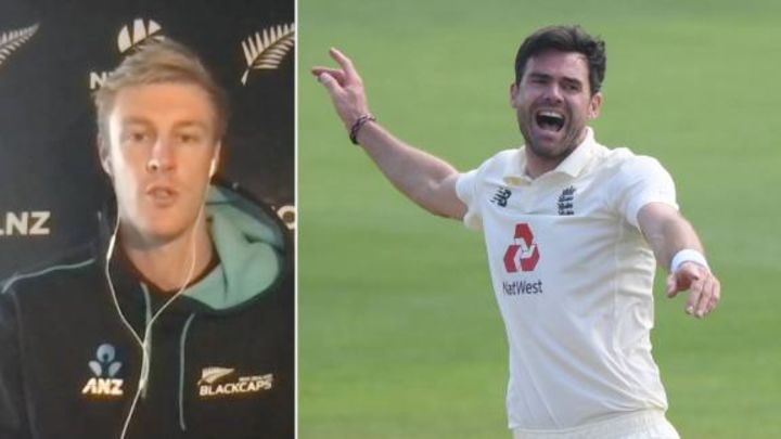 Kyle Jamieson: James Anderson's ability to move the ball both ways is 'special'