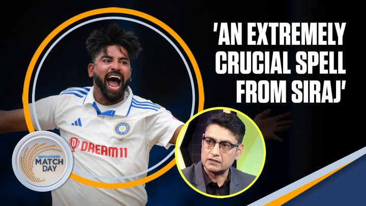 Dasgupta: Siraj led the pace attack under pressure