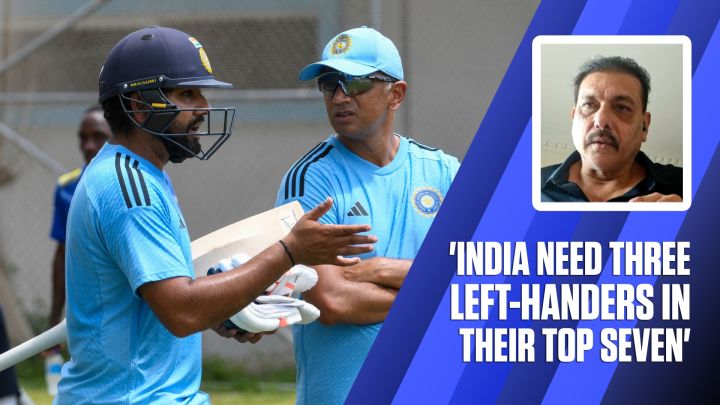 Shastri: India need three left-handers in the top seven