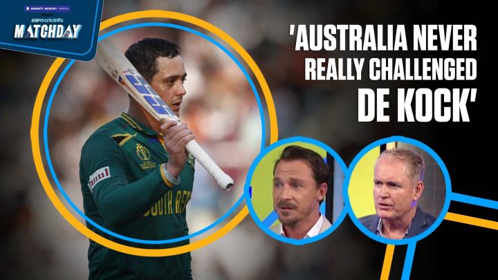 Steyn: 'Australia never really challenged de Kock'