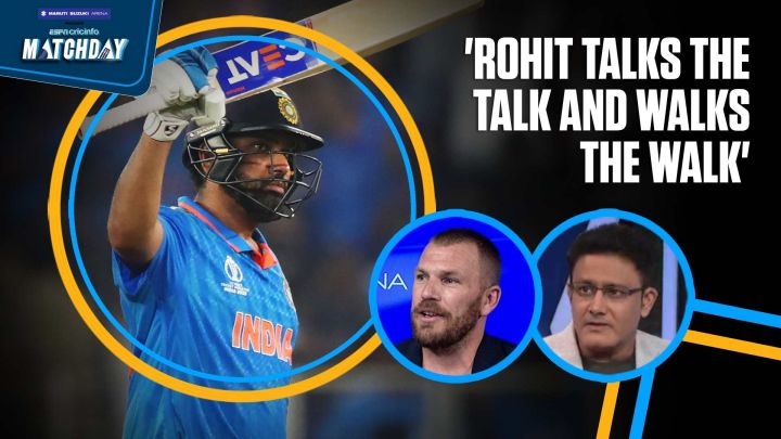 Finch: Can watch Rohit bat all day