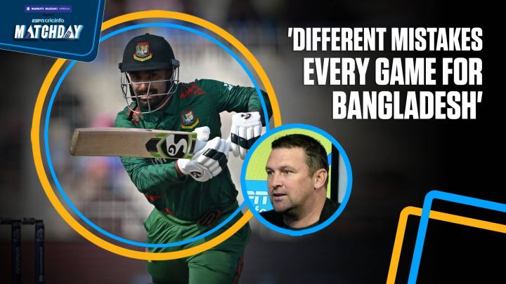 Bangladesh's top six has made different mistakes every game - Steve Harmison