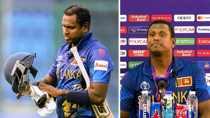'Absolutely disgraceful' - Mathews on his timed out dismissal