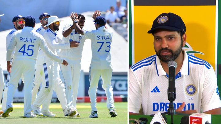 Rohit: Any total to get on that pitch was 'challenging' 
