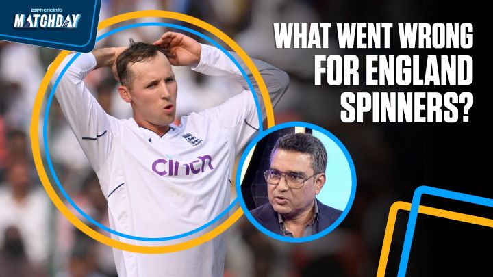 Why were England's spinners ineffective?