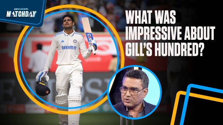 Manjrekar: 'India needed someone to score big and Gill did it'