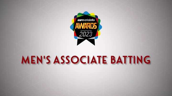 Bas de Leede on his 123 vs Scotland, the men's Associate batting performance of the year