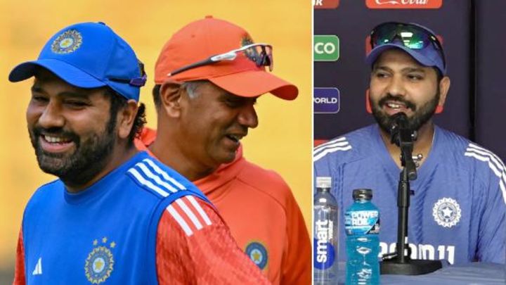 Rohit: Tried to convince Dravid to stay