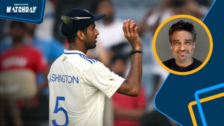 Manjrekar: Small sample but Washington shows promise as Ashwin's successor