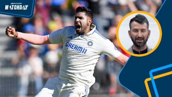 Pujara: Harshit Rana wasn't afraid to pitch the ball up