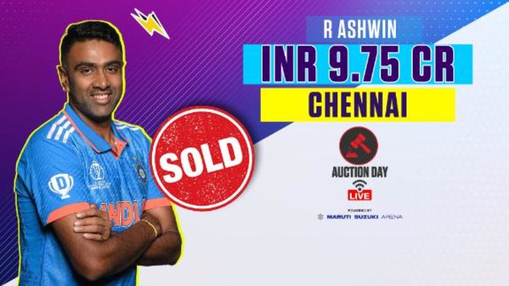 Moody 'a little bit surprised' by Ashwin's price tag