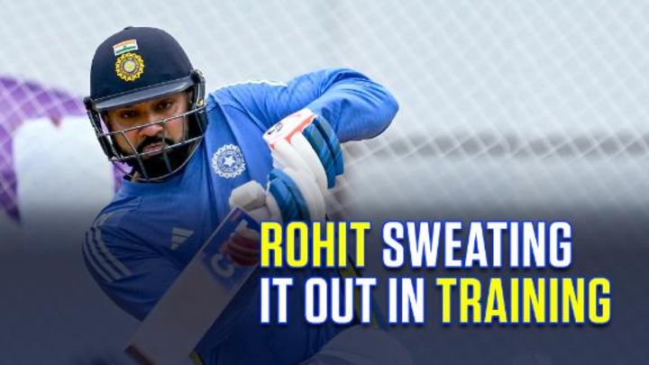 Rohit Sharma seen training with Mumbai Ranji Trophy squad