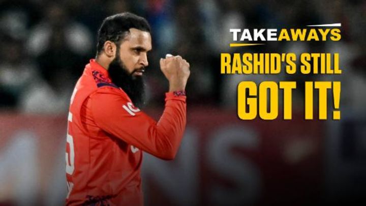 Takeaways: Rashid show masks England batting worries