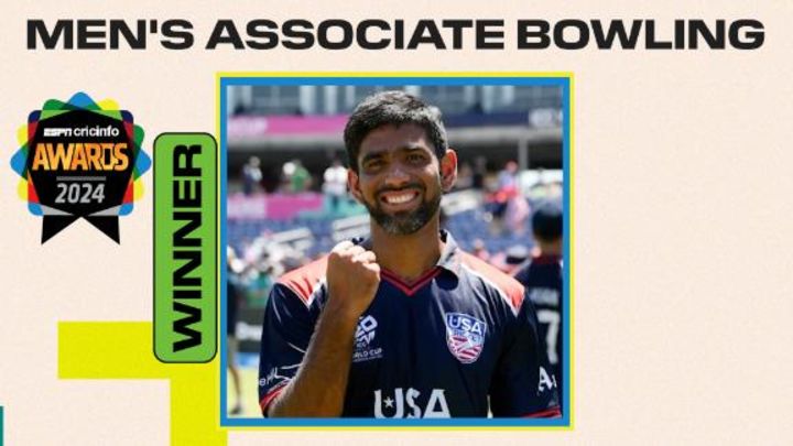 Saurabh Netrawalkar on his 2 for 18 vs Pakistan, the Associate men's bowling performance of the year