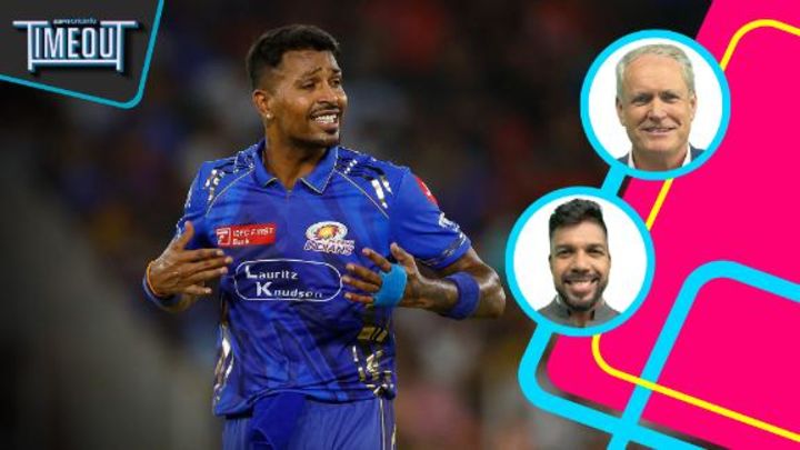 Why didn't Hardik and Santner complete their quota of overs?