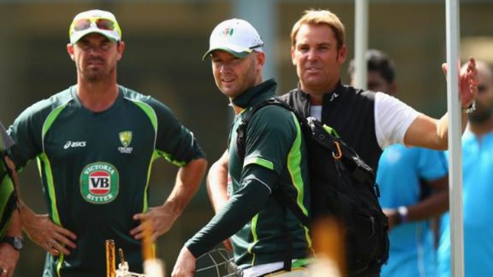 Warne helps Australia prepare for spin