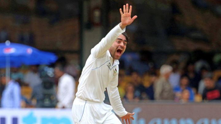 Why did Rashid Khan fail in the India Test?