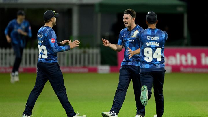 David Wiese fifty lifts Yorkshire before Jordan Thompson five sinks Foxes