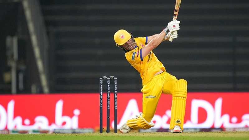 Abu Dhabi beat Delhi Bulls Abu Dhabi won by 6 wickets with 0