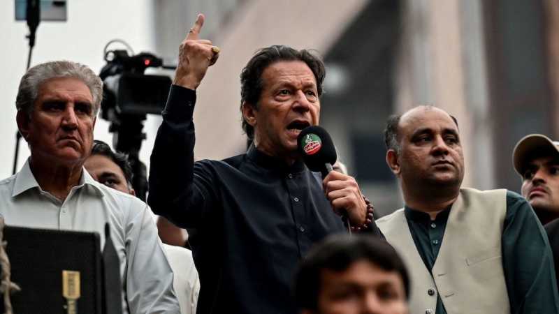Imran Khan has been in prison since August 2023&nbsp;&nbsp;&bull;&nbsp;&nbsp;AFP/Getty Images