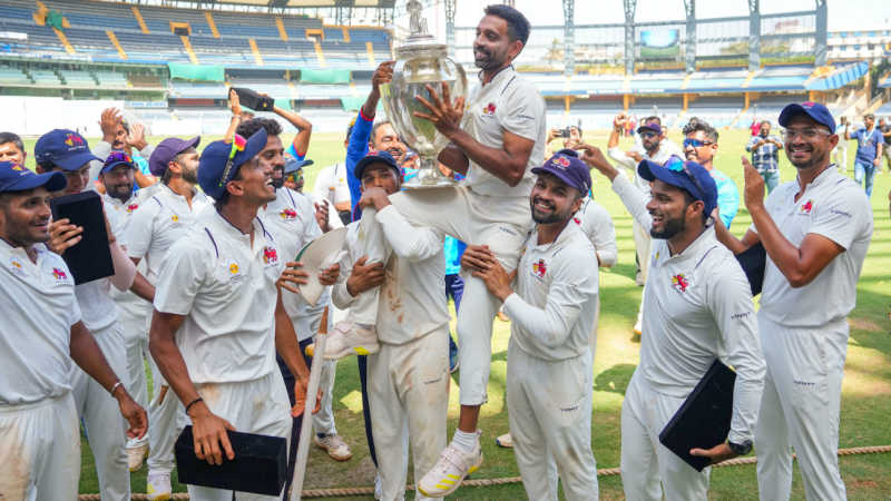 Vidarbha Cricket Team Vs Mumbai Cricket Team Timeline