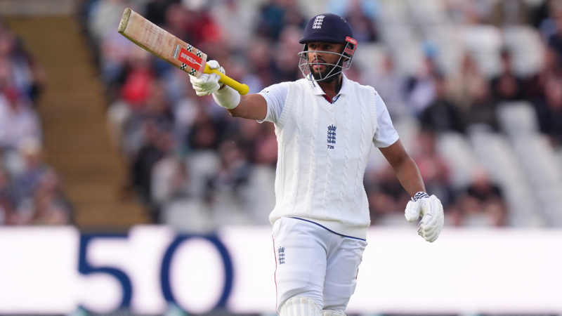 Gay, Brook fifties keep England on top after Tongue four-for