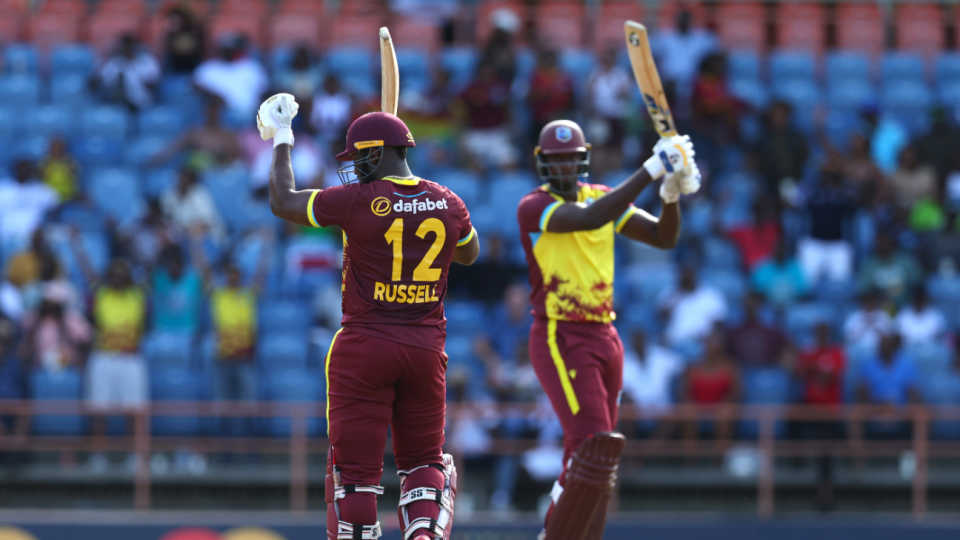 Jason Holder and Andre Russell finished West Indies' innings in style, West Indies vs England, 3rd T20I, Grenada, December 16, 2023