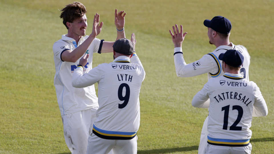 Match Report - YORKS vs LEICS 4th Match, April 05 - 08, 2024 - George Hill kickstarts Yorkshire's climb back to Division One on truncated opening day