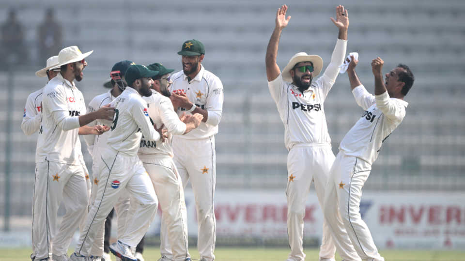 PAK vs ENG 2024 25 PAK vs ENG 2nd Test Match Report October 15 18 2024 Noman Ali eight for seals Pakistan s first home win since 2021