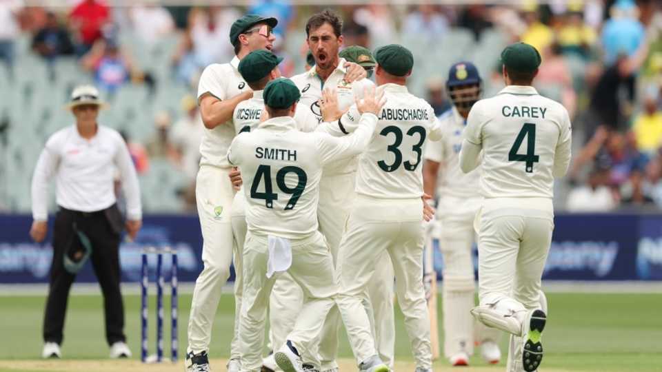 Starcs Career-Best 6-48 Leads Australia’s Charge Against India on Day One at Adelaide Oval