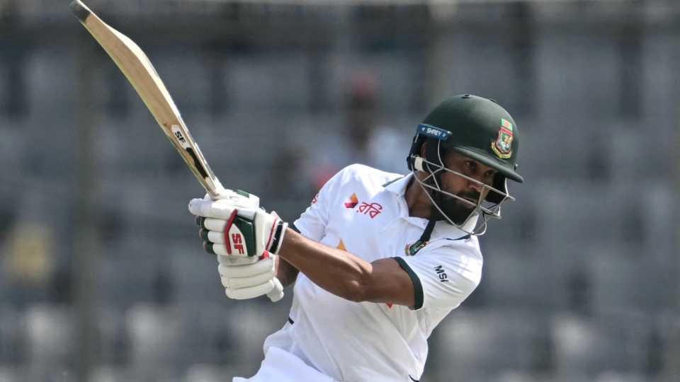 Shadman Islam cuts off the back foot, Bangladesh vs West Indies, 1st Test, Dhaka, 1st day, October 28, 2026