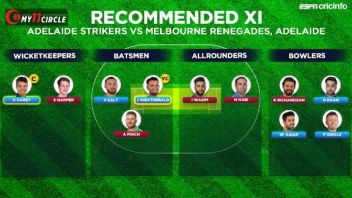 Adelaide Strikers Vs Melbourne Renegades Bbl 2020 21 Fantasy Pick Team Predictions Official twitter account of adelaide's big bash league (bbl) t20 cricket team. choose alex carey and jake weatherald as captain and vice captain