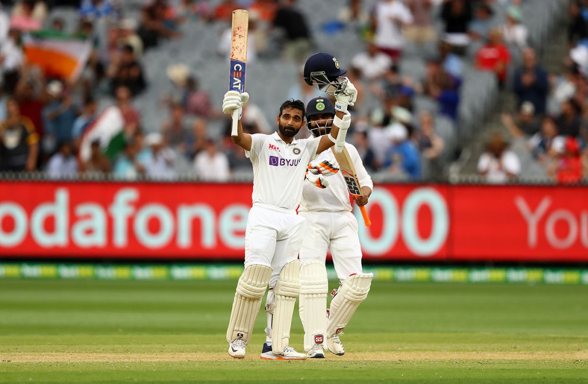 Ajinkya Rahane celebrates his hundred, Australia vs India, 2nd Test, Melbourne, 2nd day, December 27, 2020 