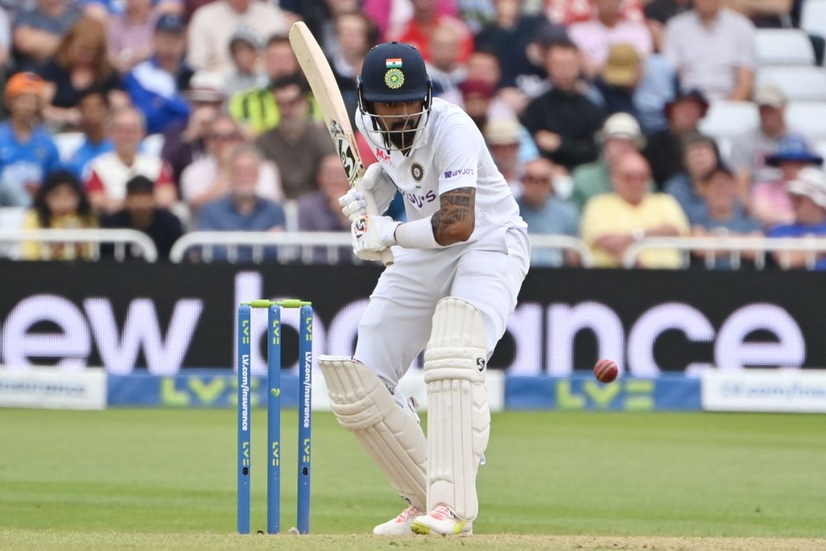 Eyes on the ball for KL Rahul, England vs India, 1st Test, Nottingham, 2nd day, August 5, 2021