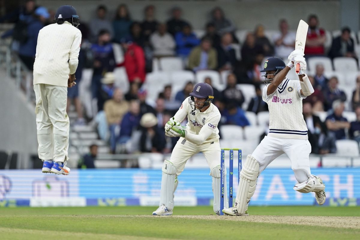 Cheteshwar Pujara plays a cut, England vs India, 3rd Test, Leeds, 3rd day, August 27, 2021