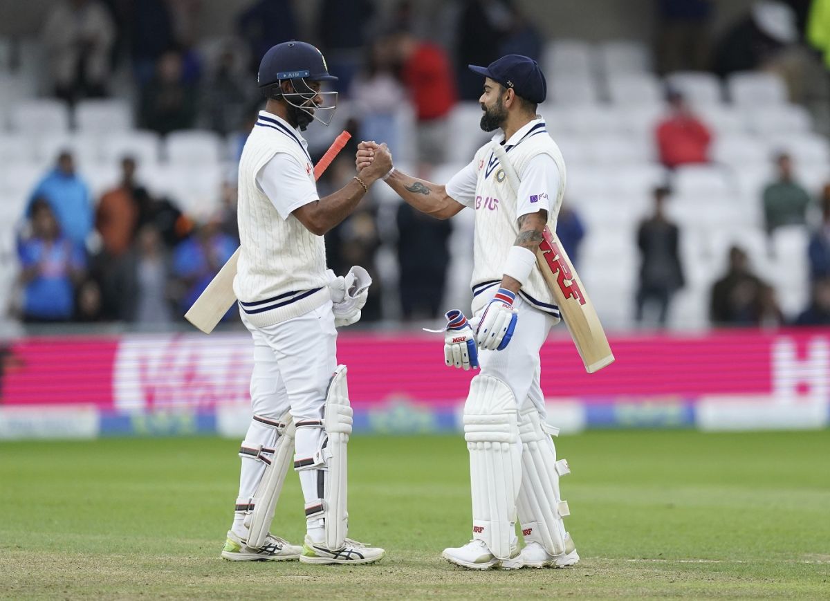 Cheteshwar Pujara and Virat Kohli took India to stumps, England vs India, 3rd Test, Leeds, 3rd day, August 27, 2021