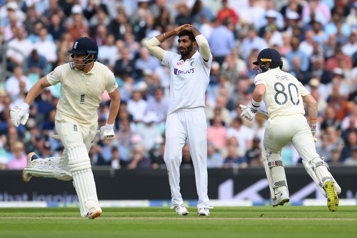 Jonny Bairstow and Ollie Pope frustrated India, England vs India, 4th Test, The Oval, London, 2nd day, September 3, 2021