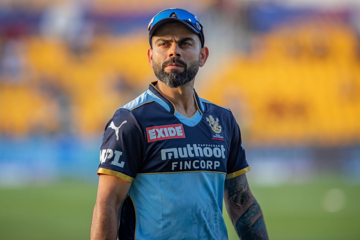 Virat Kohli, at the start of what is his 200th match for RCB, Kolkata Knight Riders vs Royal Challengers Bangalore, IPL 2021, Abu Dhabi, September 20, 2021