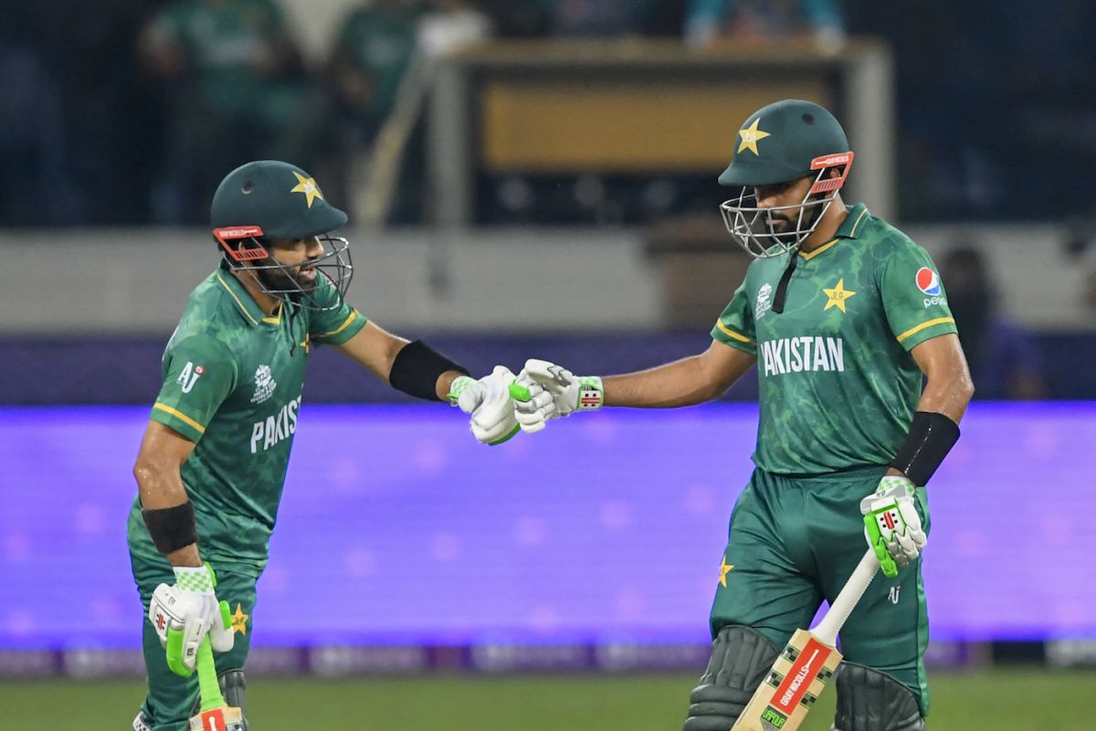 Mohammad Rizwan and Babar Azam put together a strong opening stand, India vs Pakistan, T20 World Cup, Group 2, Dubai, October 24, 2021