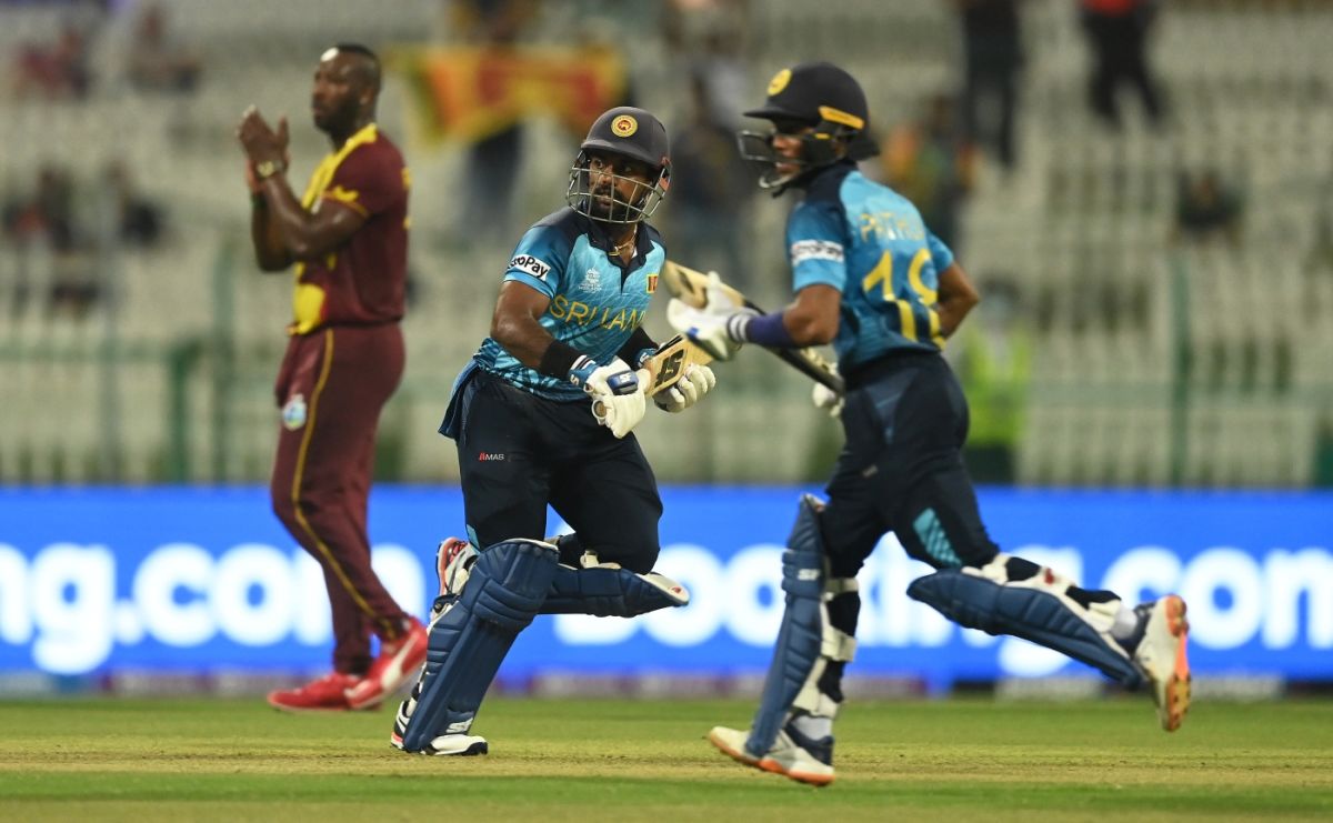 West Indies vs Sri Lanka: 
Charith Asalanka and Pathum Nissanka hurt West Indies with a 91-run stand, Sri Lanka vs West Indies, Men's T20 World Cup 2021, Super 12s, Abu Dhabi, November 4, 2021