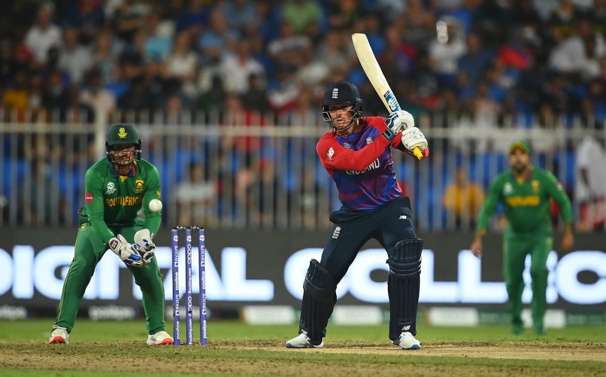 Jason Roy goes on the attack, England vs South Africa, T20 World Cup 2021, Sharjah, November 6, 2021
