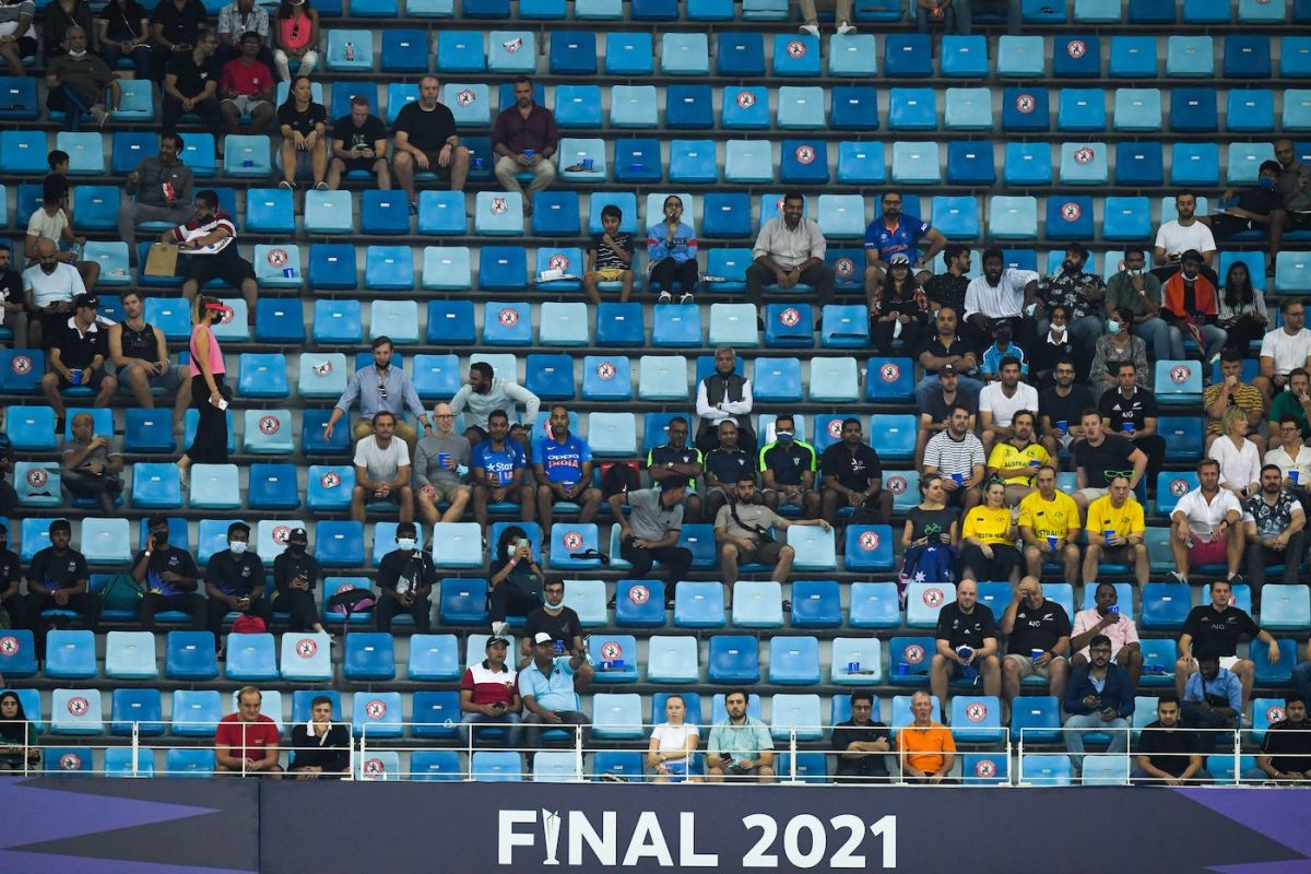 The stands were barely half occupied for the final, Australia vs New Zealand, T20 World Cup final, Dubai, November 14, 2021