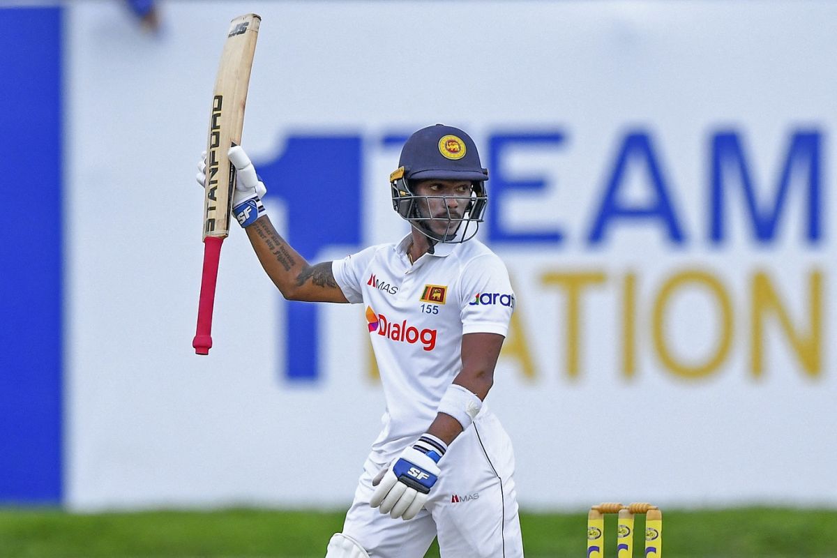 Pathum Nissanka raises his half-century, Sri Lanka vs West Indies, 2nd Test, Galle, 1st day, November 29, 2021