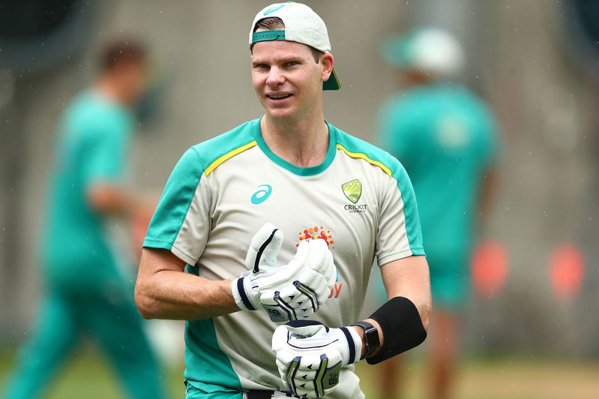 Steven Smith during training, Brisbane, December 6, 2021