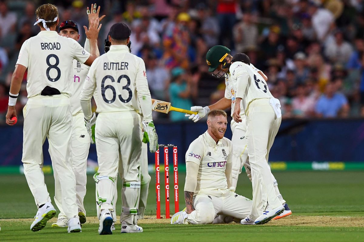 Ben Stokes grins after dismissing David Warner, Australia vs England, 2nd Test, The Ashes, Adelaide, 1st day, December 16, 2021